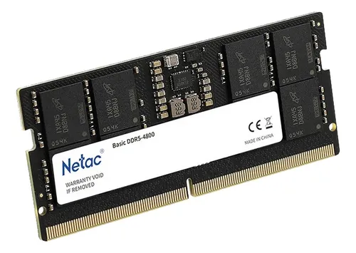 Memoria Ram Sodimm Netac 16gb Ddr5 4800mhz Cl40 Ntbsd5n48s
