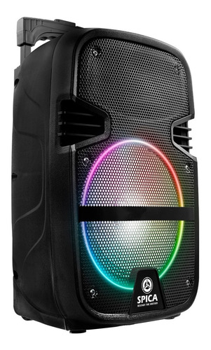 Parlante Portátil Spica Bluetooth Karaoke Microfono Tripode
