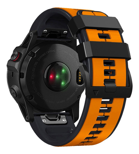 Correa Deportiva Doble Color Compatible Garmin Fenix 7 6 5