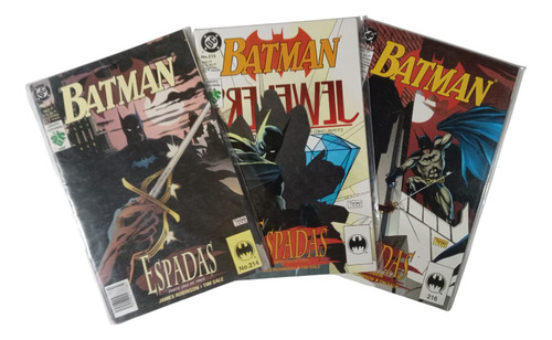 Batman. Espadas. Dc Comics. Editorial Vid. Tomos 1 A 3.