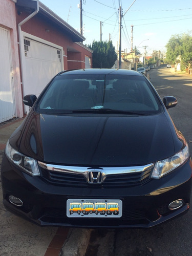 Honda Civic Lxr 2014 Preto Automáticp