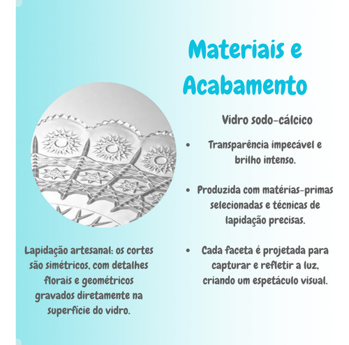 Prato De Bolo Sem Pé Em Vidro Transparente 30 Cm