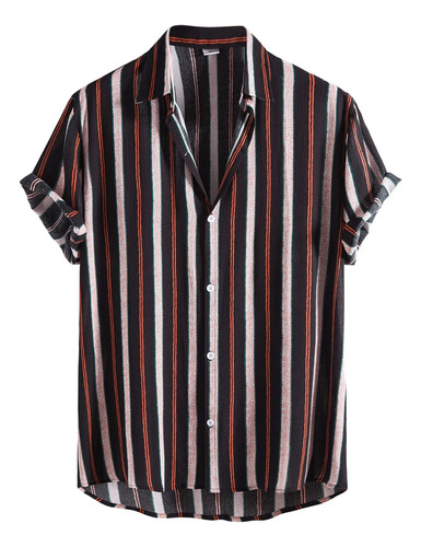 Camisa Masculina De Verão, Roupas Vintage, Camisas Estampada