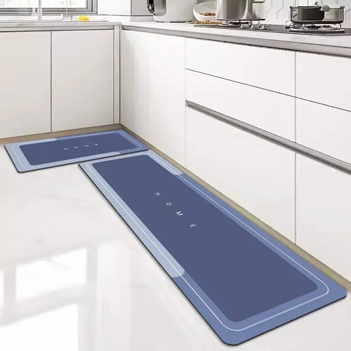 Alfombra De Cocina Antideslizante Diatomite Mat, Superabsorb