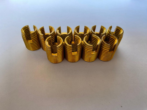 Inserto Auto Cortante Bucha Ensat 302 M8 Aço Carbono 10pçs
