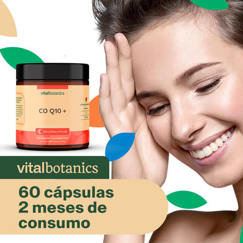 Coq10 Aborb + 60 Cápsulas. Suplemento A Base De Coenzima Q10