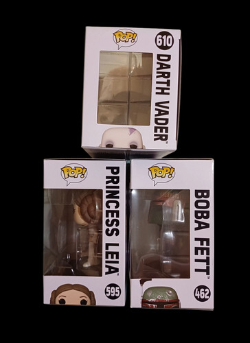 Funko Pop Pkte3 Star Wars 462, 595, 610 (cajas Con Daños)