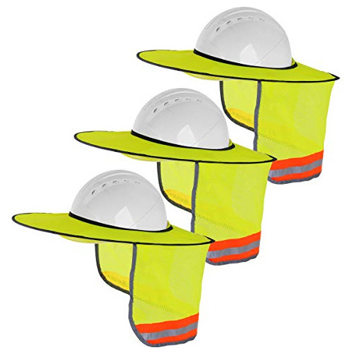 Paquete De 3 Protectores Solares Para Sombreros Duros: Mejor