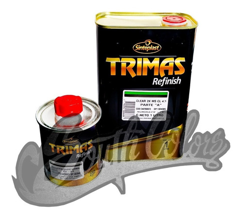 Clear Laca Barniz 2k Trimas Cl41 X 1.25lt Sec. Normal