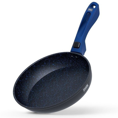 Panela Saute Grand 24cm Ichef Polishop C/ Cabo Removível Cor Azul