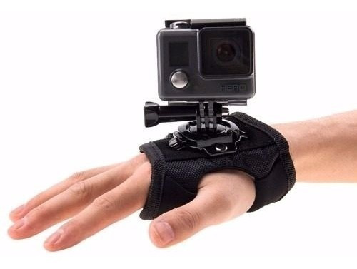 Luva Suporte Alça 360° Mão Pulso Gopro Go Pro Hero 3+ 4 5 Hd