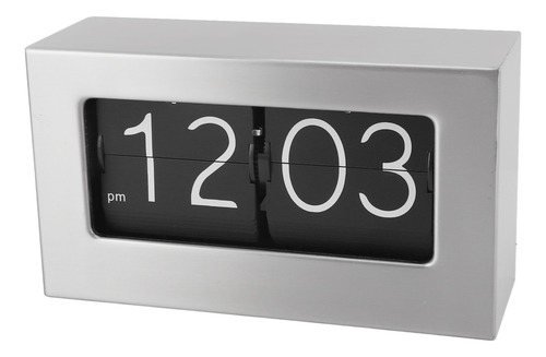 Relógio De Mesa Flip Relógio Giratório Automático 12h