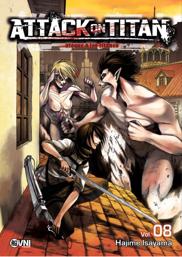 Attack On Titan Vol 8 - Isayama - Manga En Español - Libro