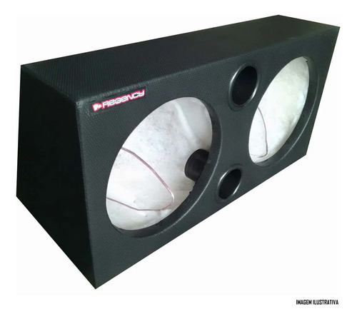 Caixa 2 Subwoofer 12 Polegadas Dutada 54 Litros Regency