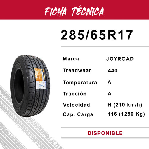 Llanta 285/65r17 Joyroad Grand Tourer (1 Llanta)