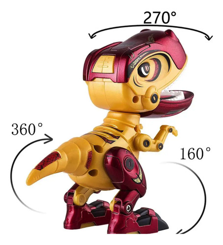 Dinosaurio De Juguete Soporte Robot Juego Luz Sonido