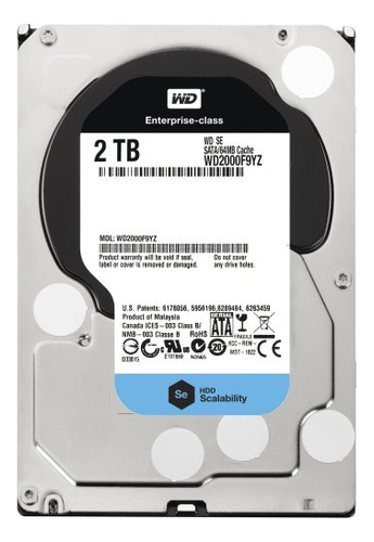 Wd Wdf9yz - Disco Duro Interno De 2 Tb De 3,5 Pulgadas. Sat.