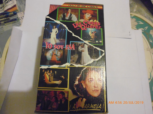 Colección De 3 Videocassettes Con Estuche Y Yapa (ver Desc )