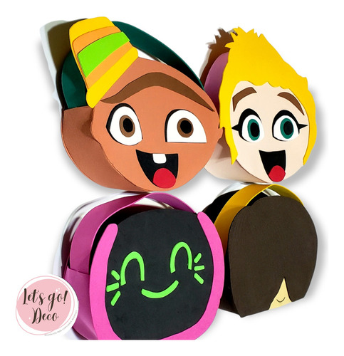 10 Bolsitas Golosineras Mini Beat Power Rockers (grandes)