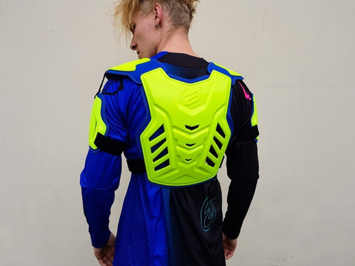 Colete Motocross Asw Maxx Trilha Enduro Bmx Atv Azul