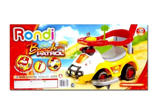 Andador Bebe 2 En 1 Beach Patrol Rondi