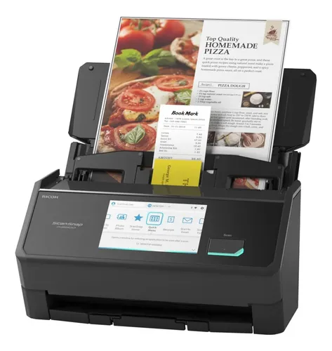 RICOH ScanSnap iX2500 本体　BLACK Escâner Para Documentos, Fotos E Recibos Modelo Ix2500 Scansnap