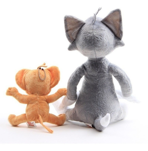 Imagen 2 de 7 de Juguete Tom Y Jerry Gato Y Ratón Muñeco Peluche Niños, 2 Uni