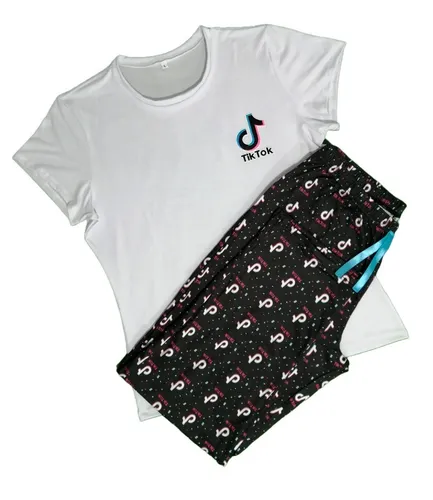 Pijama Multiusos Mujer 3 Piezas Blusas Pantalón Piel Durazno