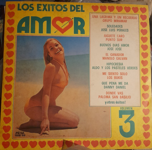 Los Éxitos Del Amor Vol3 Disco Vinilo