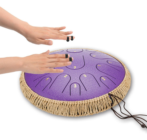 Instrumento De Percusión Handpan Tongue Drum, 14 Pulgadas, 1