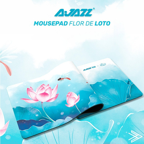 Imagen 6 de 6 de Mouse Pad Xl Flor De Loto - Ajazz