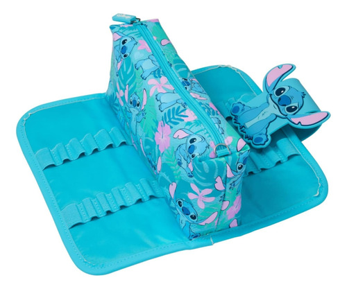 Kit Escolar Mochila Y Lapicera Lilo Y Stitch Smiggle/disney Azul Acero Stitch