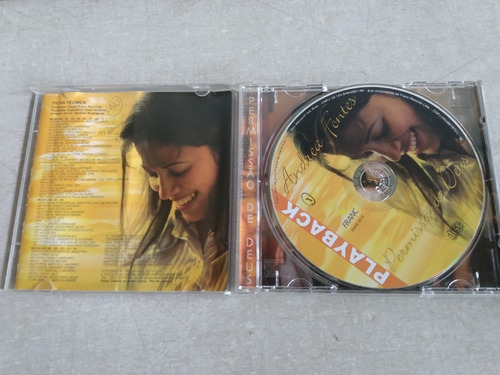 Cd Andréa Fontes Permissão De Deus Playback Original Usado (Usado)