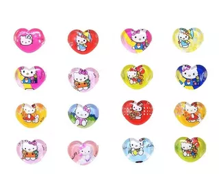 Anillos Hello Kitty Para Niña Pack 5 Unidades