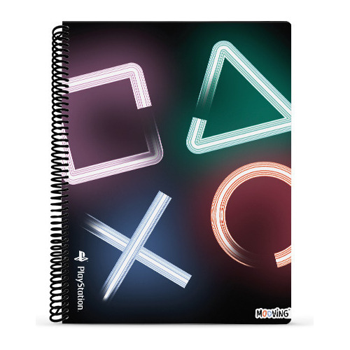 Cuaderno Universitario A4 Mooving Rayado Playstation