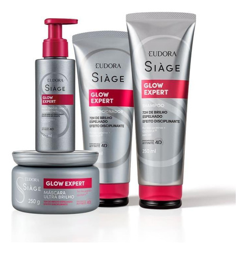 Siàge Glow Expert: Shampoo + Condicionador + Máscara + Balm