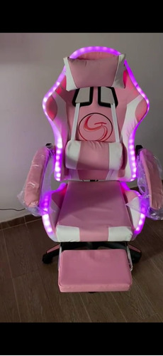 Silla Gamer Super Gamer Rgb Luces Led Armada