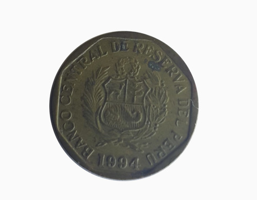 Moneda Perú 1994 10 Centavos