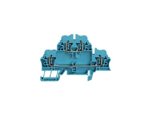Clema Doble Piso Azul Zdk 25v Bl 1745880000 Weidmuller