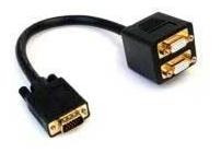 Cable De 30cm Duplicador Divisor De Video Vga De 2 Puertos -