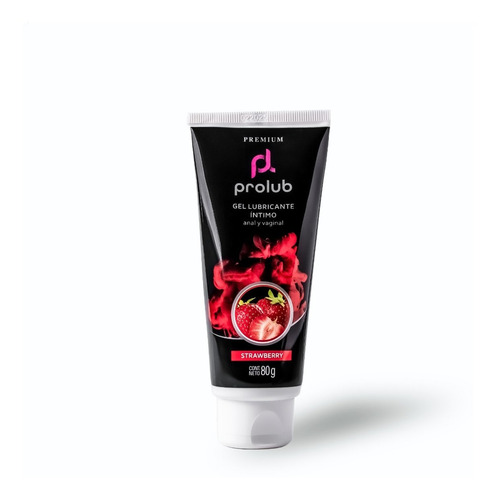 Imagen 5 de 6 de Gel Lubricante Anal Vaginal Prolub Strawberry Frutilla 80g