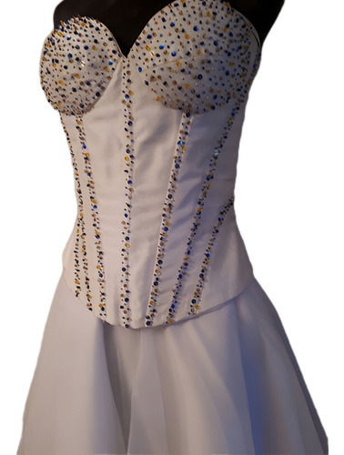 Vestido De 15 Corto De Central Fiesta Canalla (Usado)