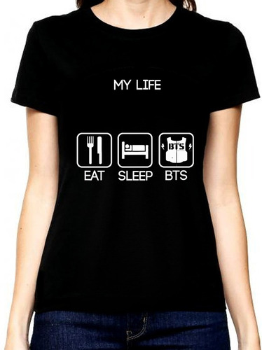 Camisa De Mujer Moderno Estilo Bts My Life 