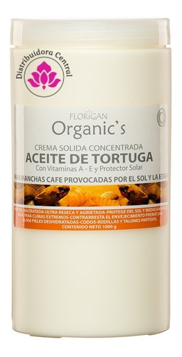 Crema Protectora Concentrada Aceite De Tortuga 1kg. Florigan