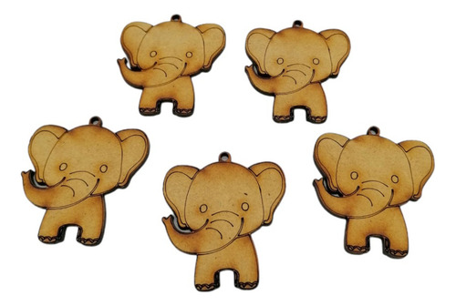 Silueta Elefante Mod2 Mdf 4.6cm Paquete 25 Piezas