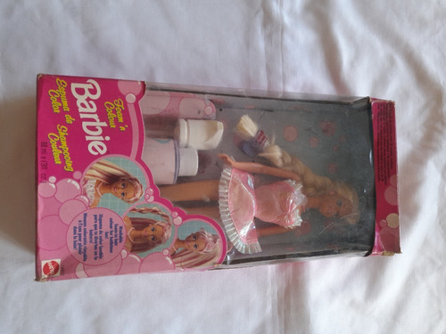 Niñas/muñecas:  Barbie Espuma De Color Usada En Buen Estado