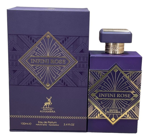 Perfume Infini Rose Maison Alhambra Ed - mL a $2599