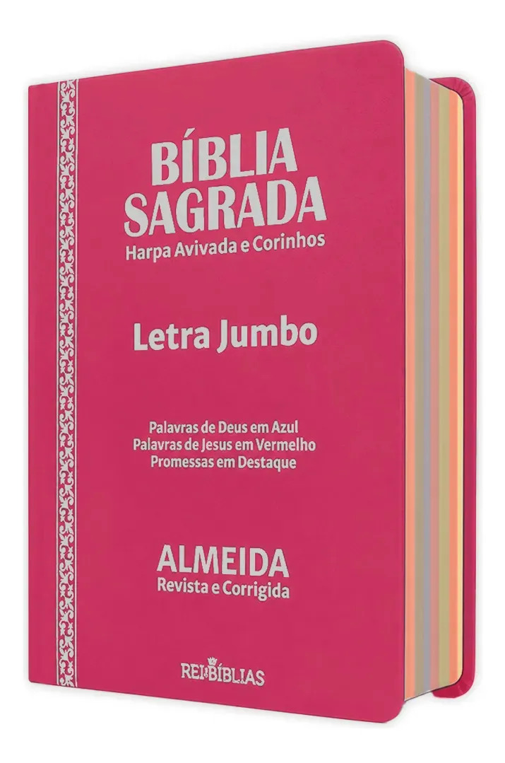 Bíblia Sagrada Jumbo: Bíblia Jumbo, Bíblia Sagrada, De João Ferreira De Almeida. Editorial Rei Das Bíblias Capa Mole, Edição Revista E Corrigida Em Português, 2024