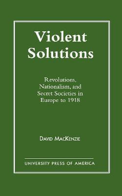 Libro Violent Solutions - David Mackenzie