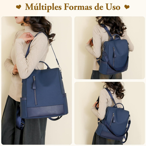 Mochila Para Mujer Antirrobo Mochila De Viaje Casual Bolsa